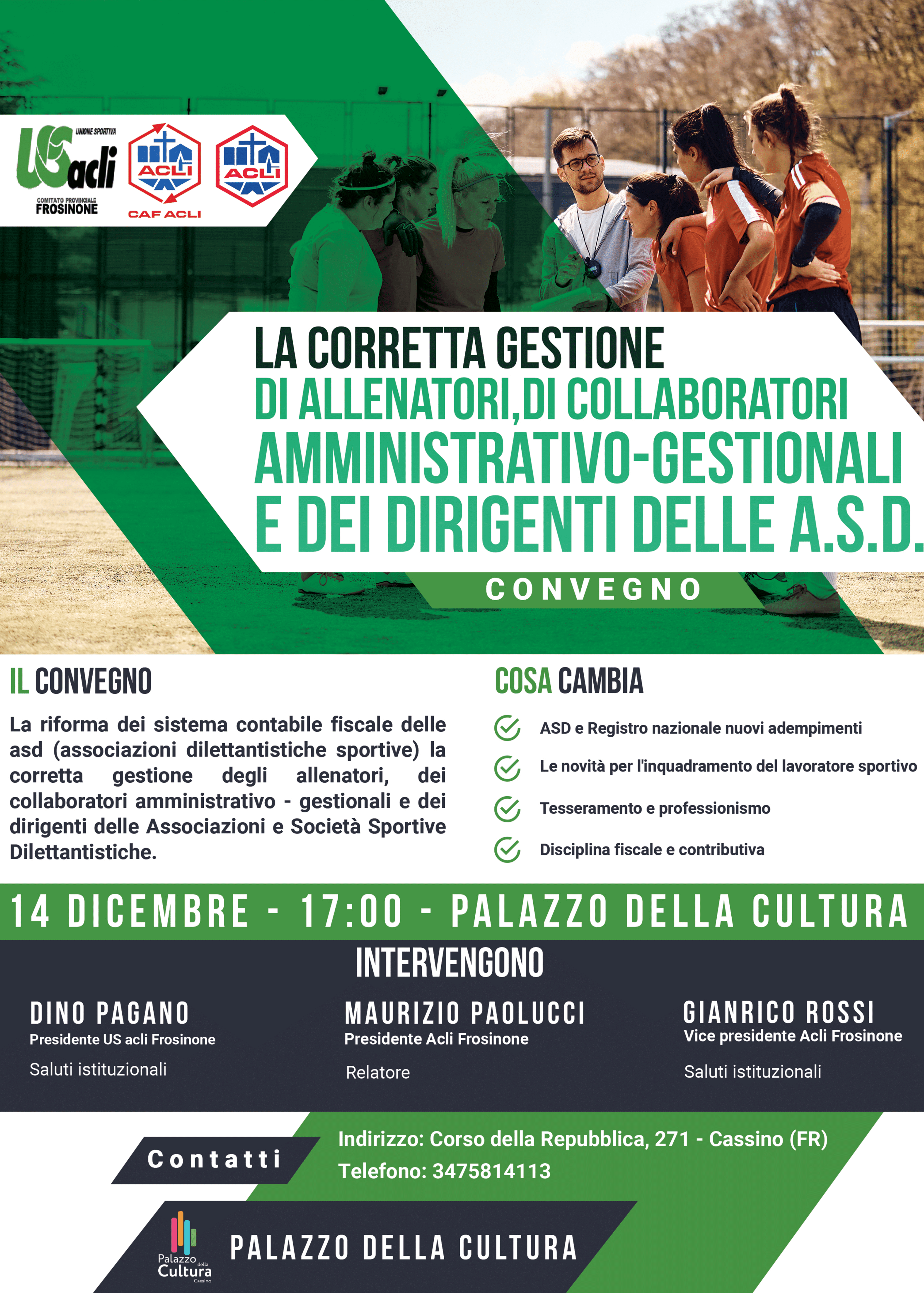 Volantino USacli evento