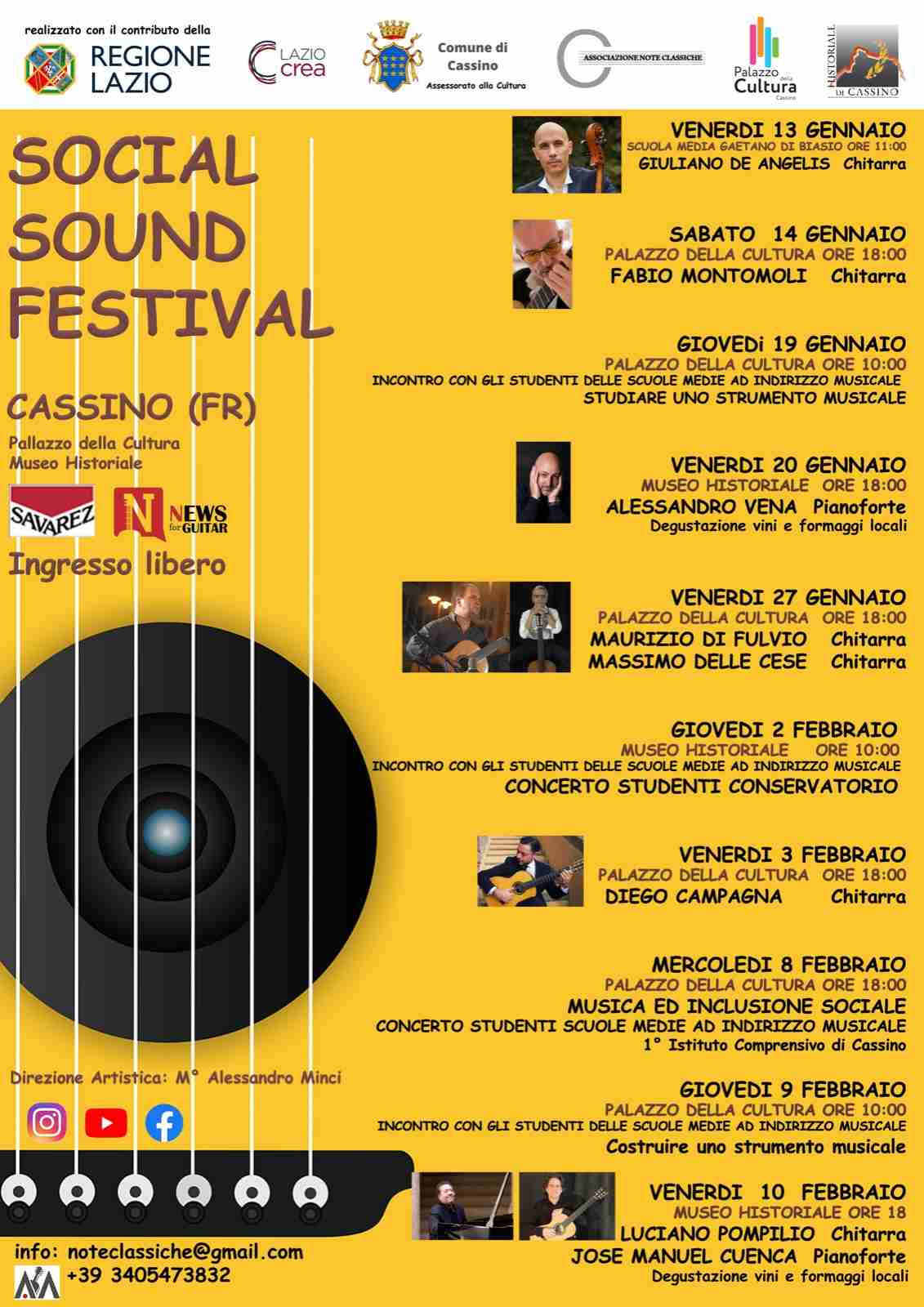 Volantino Social sound festival