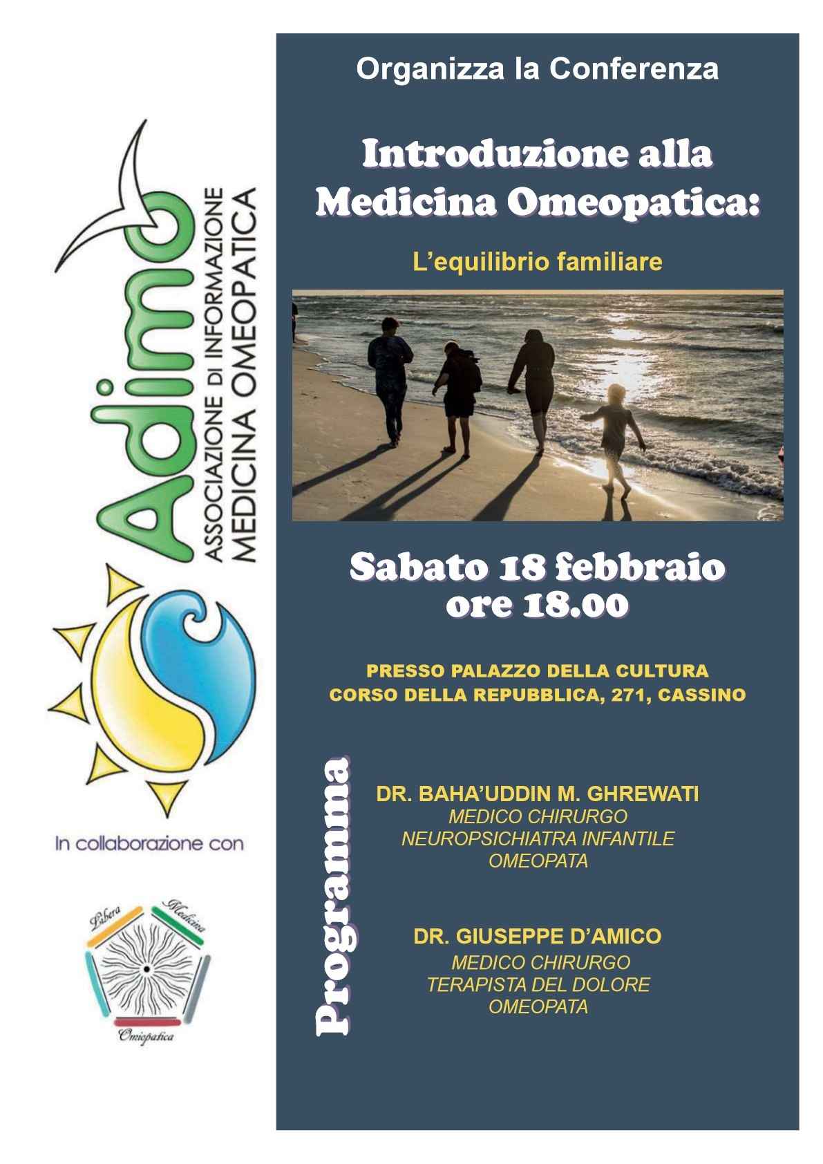 Introduzione alla medicina omeopatica volantino