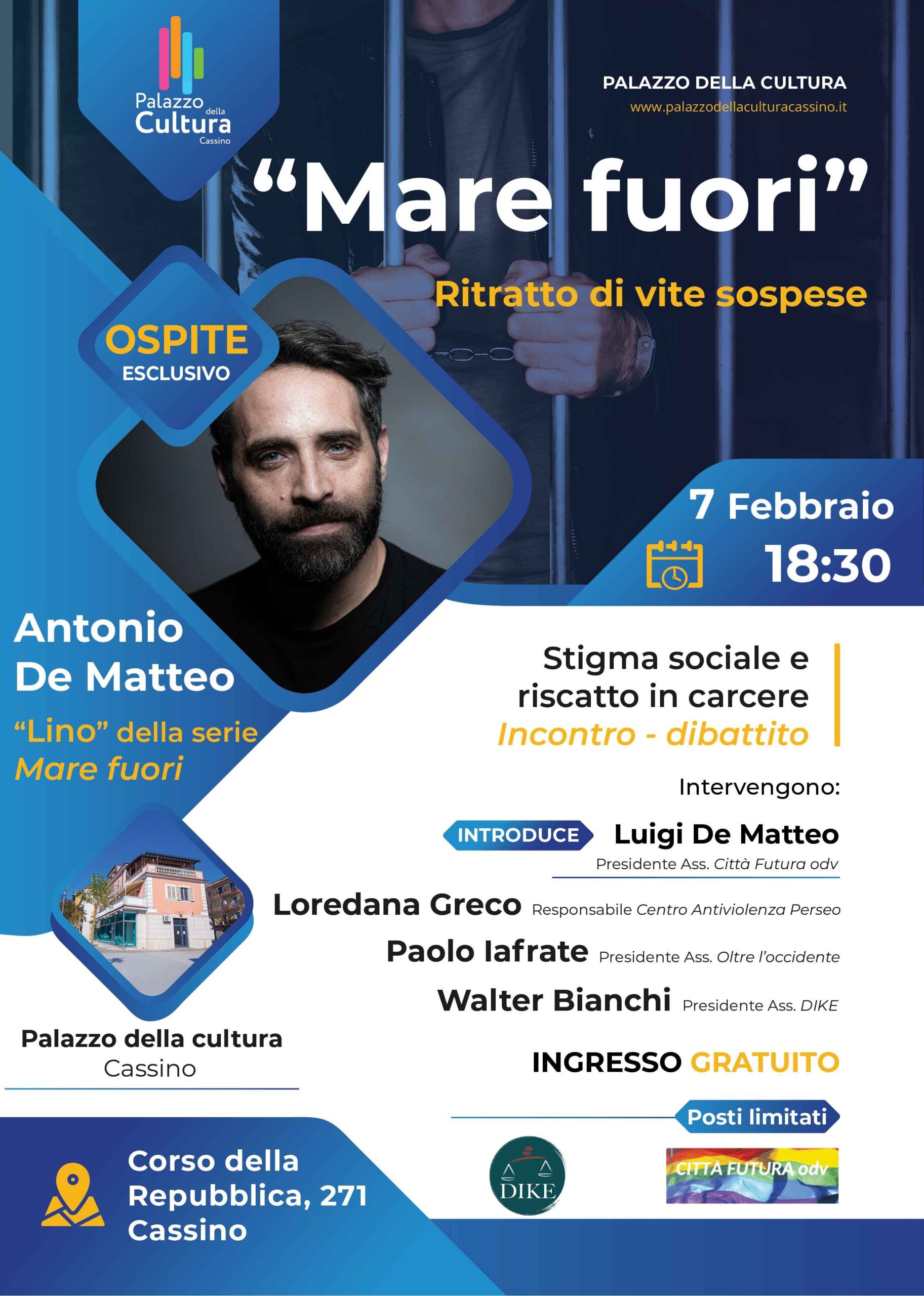 Locandina Mare fuori con Antonio De Matteo