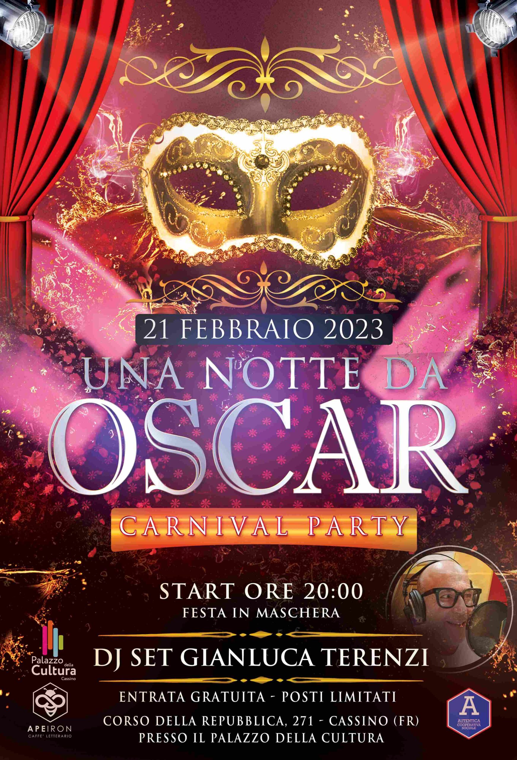 Locandina Una notte da oscar - carnevale