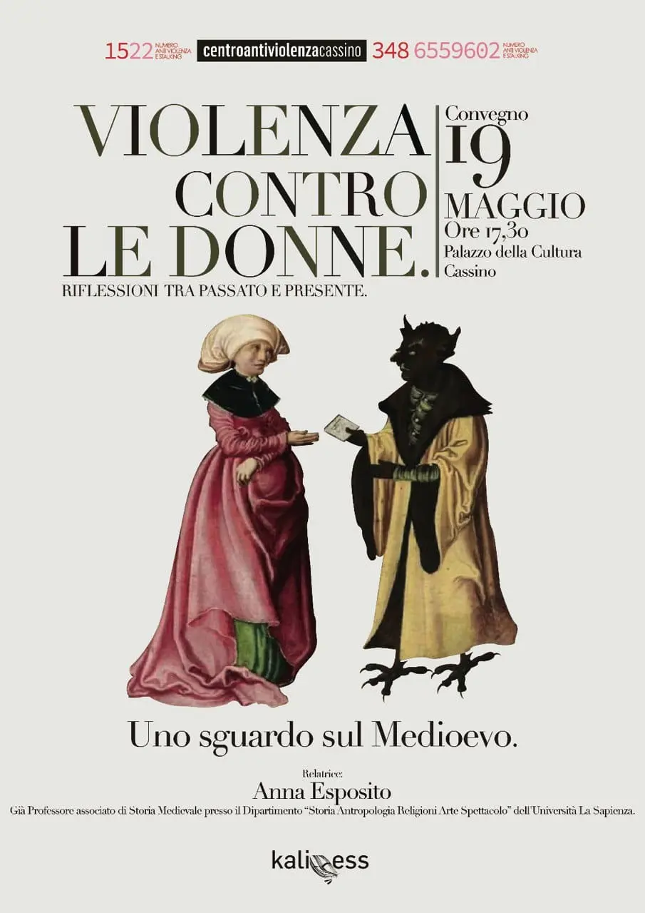 Locandina evento Violenza contro le donne