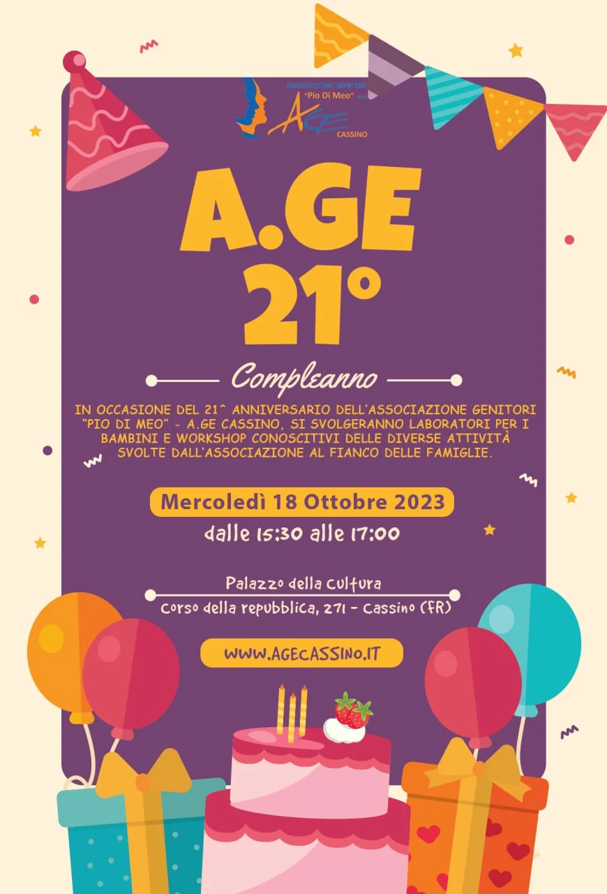 compleanno age 21 locandina