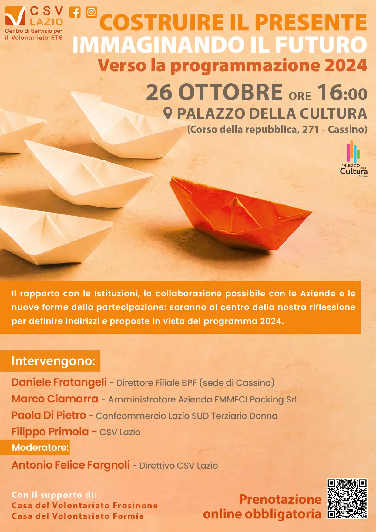 evento csv costruire il presente