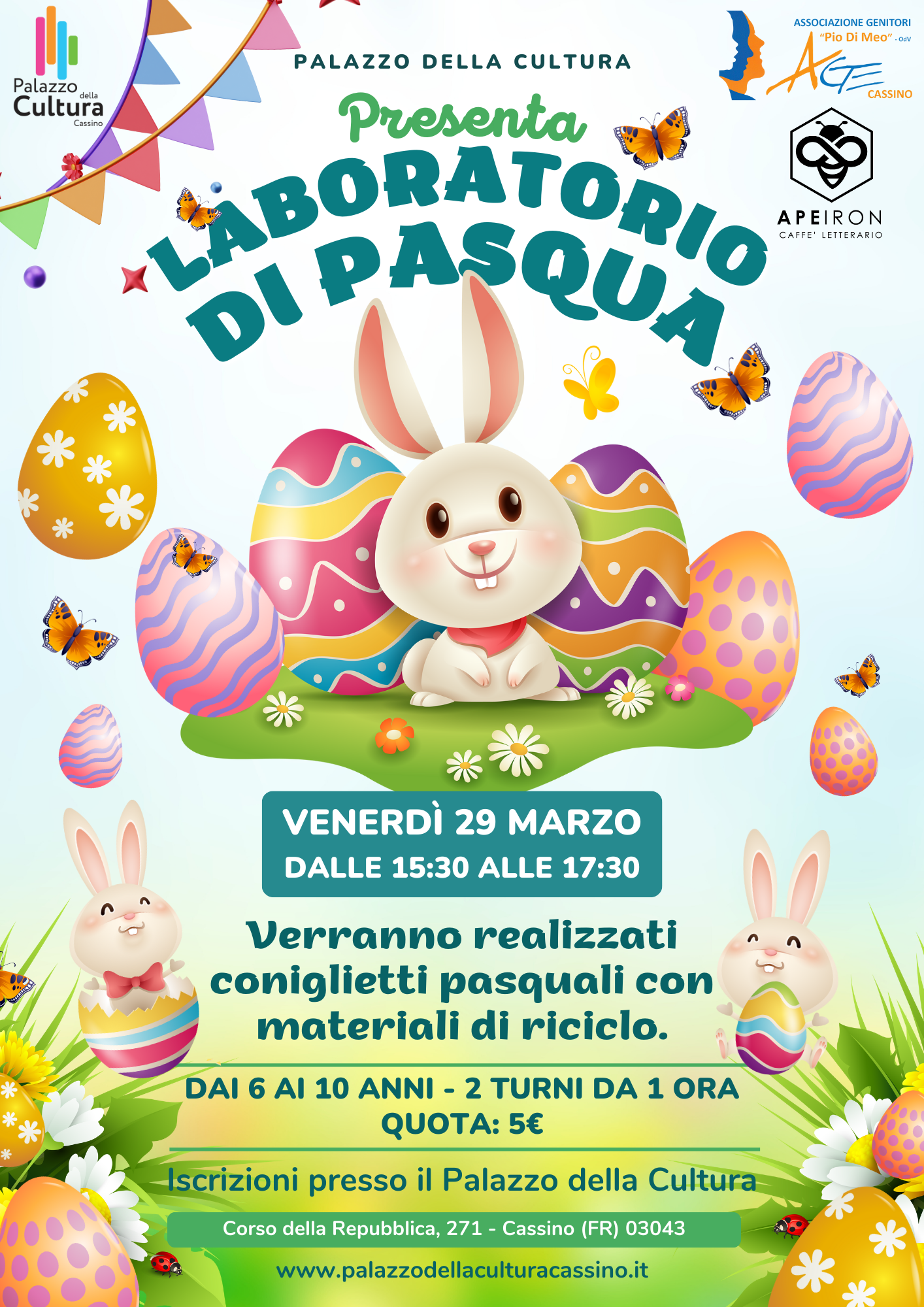 locandina laboratorio di pasqua PDC