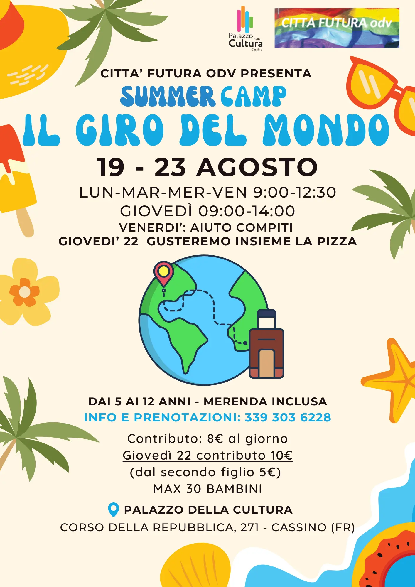 summer camp il giro del mondo