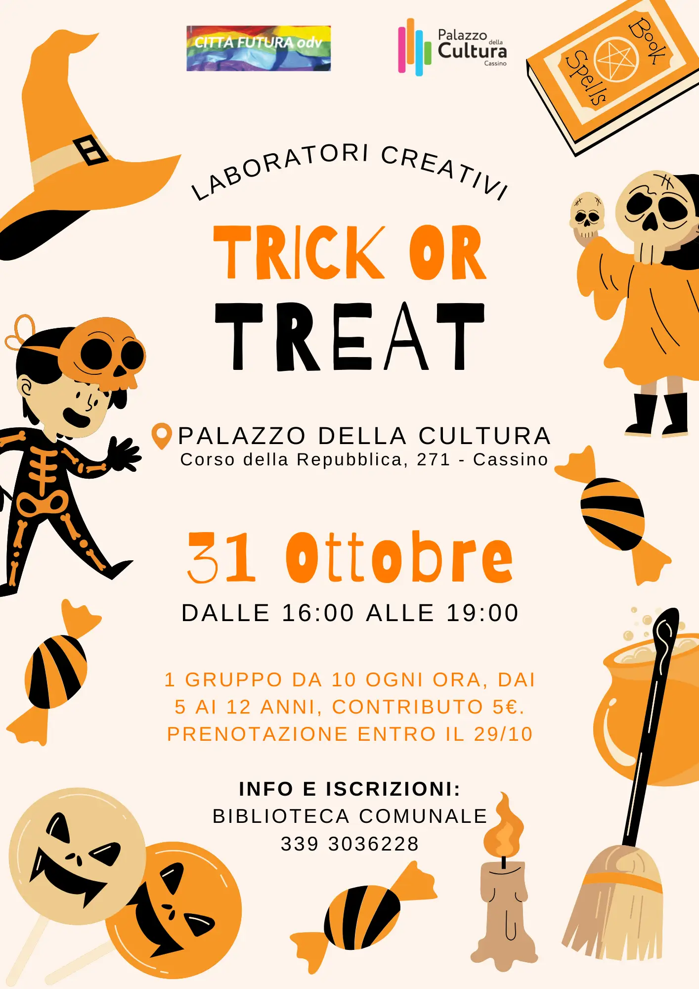 laboratori di halloween 2024 locandina