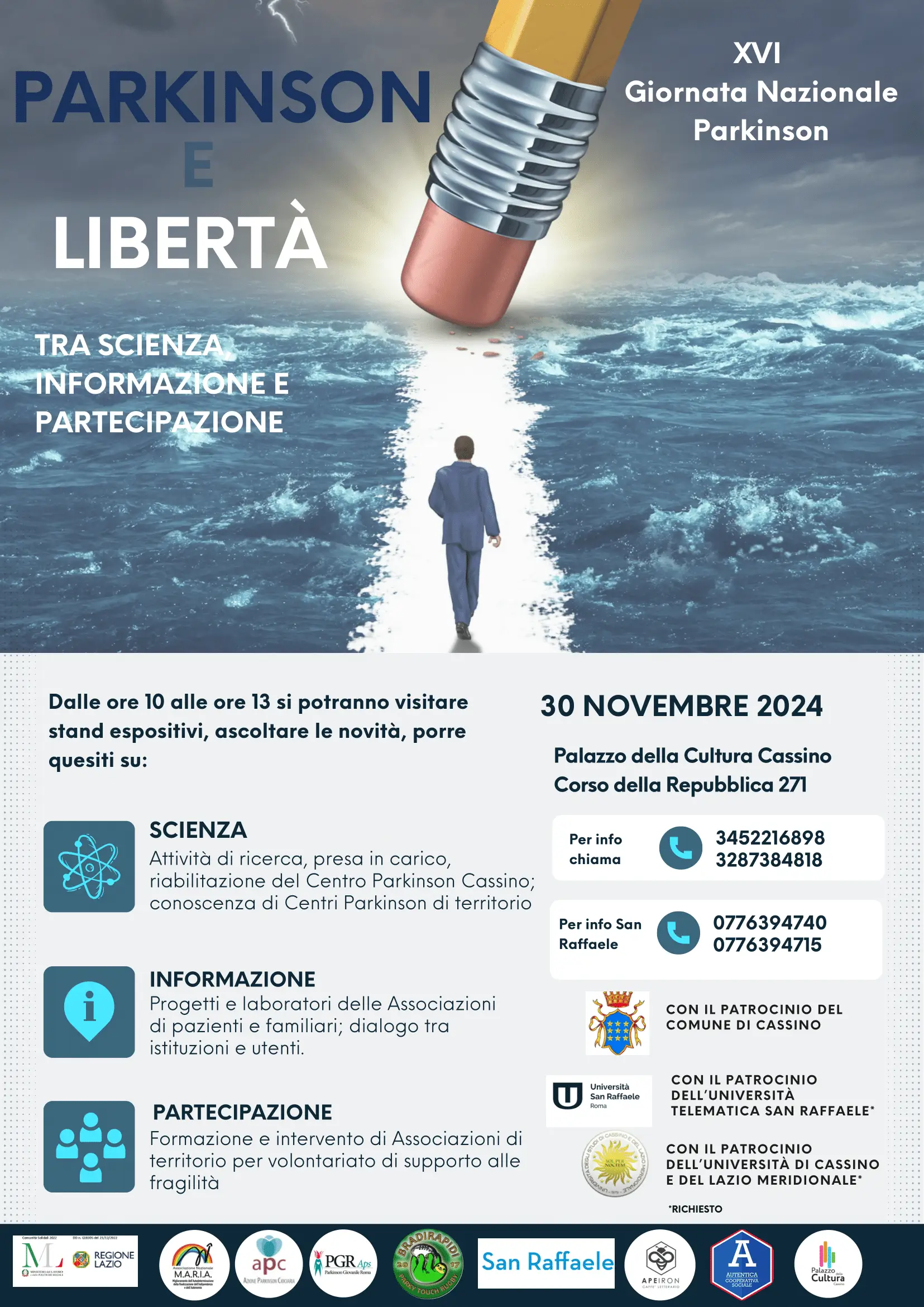 Parkinson e Libertà XVI locandina