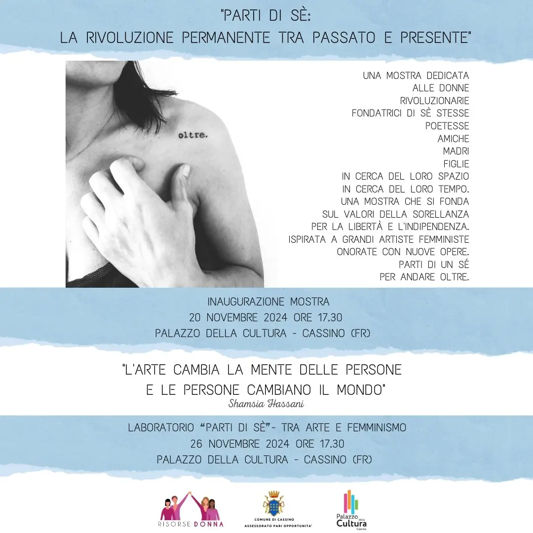 locandina parti di se associazione donna