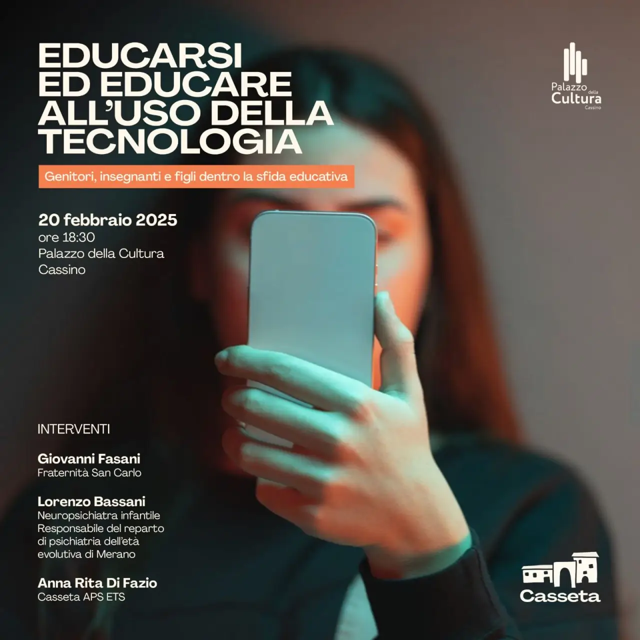 locandina educarsi uso tecnologia