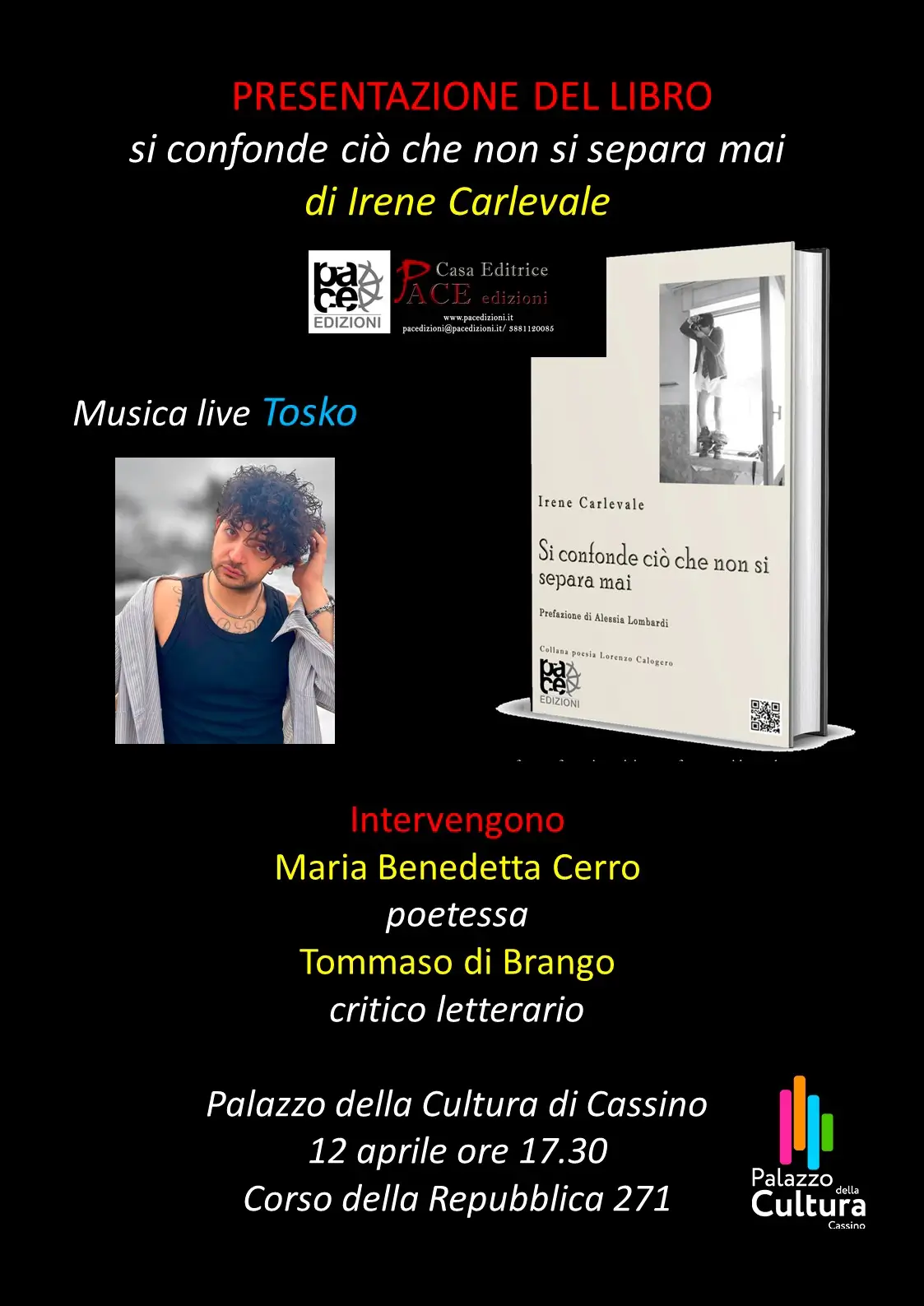 locandina presentazione irene carnevale libro